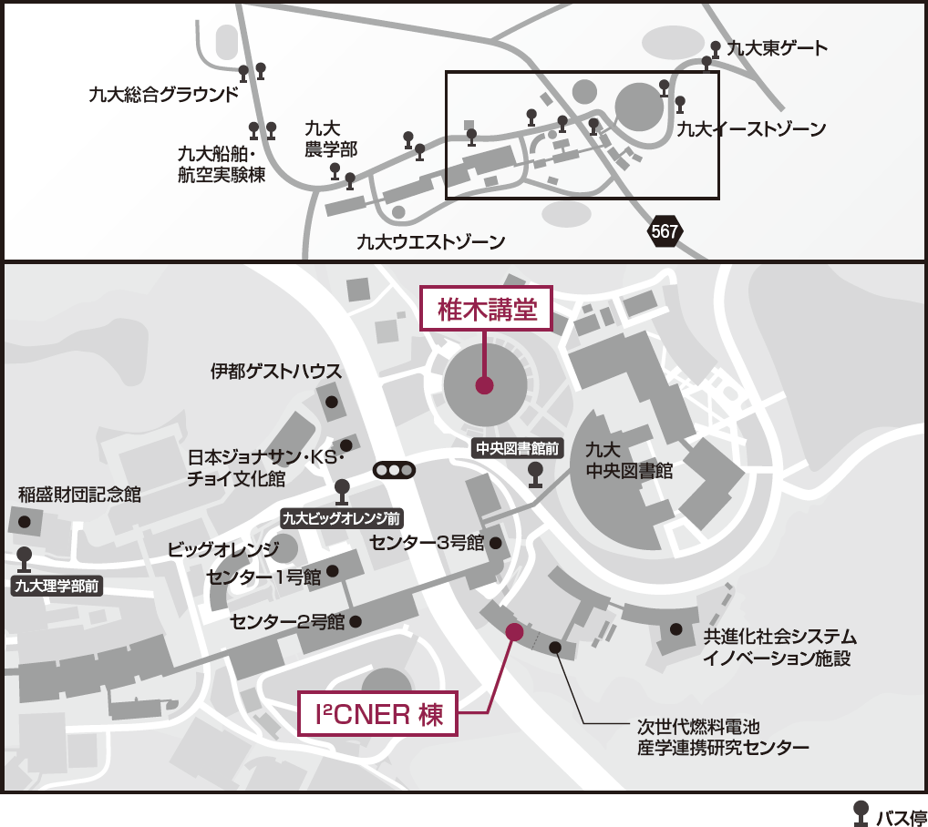 ACROS Fukuoka access map